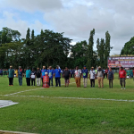 Bupati Nabire Membuka Turnamen Sepak Bola Antar Distrik