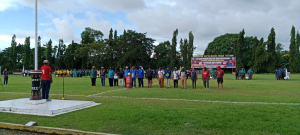Bupati Nabire Membuka Turnamen Sepak Bola Antar Distrik